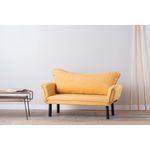 Casa si Gradina - Mobilier - Canapele si coltare - Canapele - Canapea extensibila, Atelier Del Sofa, poliester cu bumbac, mustar, 150x75x70 cm - Infinity.ro
