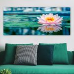 Casa si Gradina - Decoratiuni - Tablouri - Tablou canvas decorativ, Wallxpert, panza, multicolor, 50x120 cm, rama lemn, 451ERN1313 - Infinity.ro