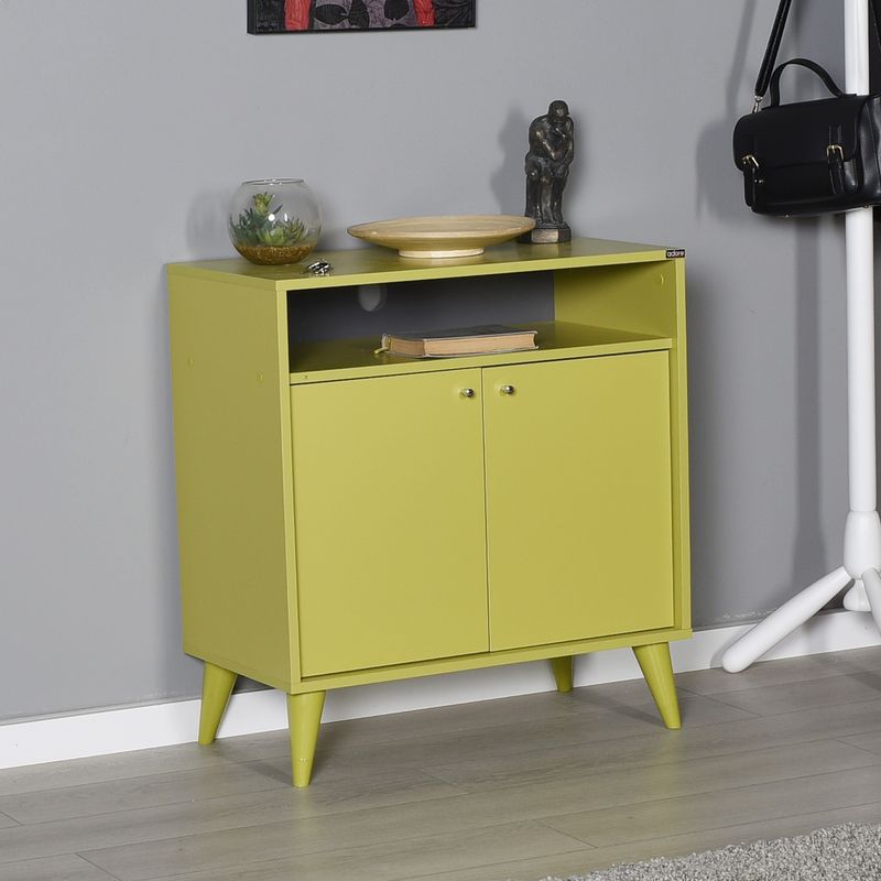 Casa si Gradina - Mobilier - Dulapuri si sifoniere - Dulapuri - Dulap multifunctional, Hanah Home, pal melaminat, verde, 73x42x79 cm - Infinity.ro