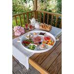 Casa si Gradina - Bucatarie si vesela - Ustensile bucatarie - Tavi servire - Set tavi servire, Hermia, metal, alb, 30x30 cm, 37x37 cm, 45x45 cm, 51x51 cm - Infinity.ro