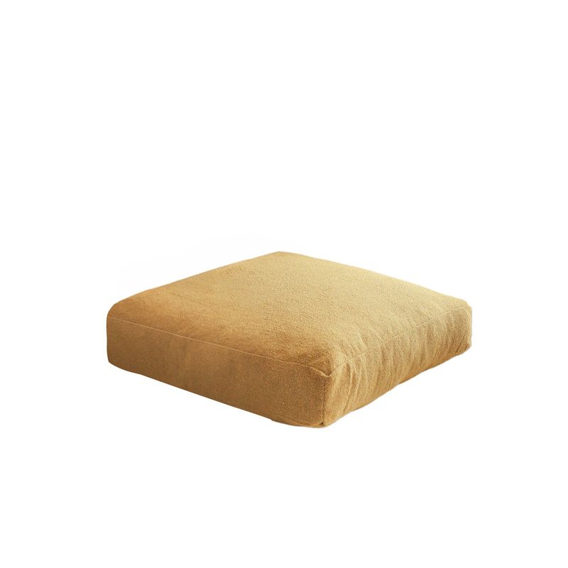 Casa si Gradina - Textile si covoare - Perne si pilote - Perne decorative - Perna decorativa, Hanah Home, teddy, mustar, 70x27x70 cm - Infinity.ro
