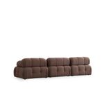 Casa si Gradina - Mobilier - Canapele si coltare - Canapele - Canapea 3 locuri, Hanah Home, lemn fag, cappuccino, 300x100x80 cm - Infinity.ro