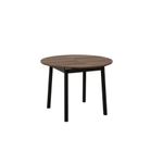 Casa si Gradina - Mobilier - Mese si birouri - Mese bucatarie si dining - Masa extensibila, Hanah Home, pal melaminat, nuc si negru, 100x75x100 cm - Infinity.ro