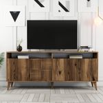 Casa si Gradina - Mobilier - Comode si corpuri - Console - Consola, Hanah Home, pal melaminat, nuc, 180x78x35 cm - Infinity.ro