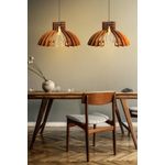 Casa si Gradina - Corpuri si surse de iluminat - Lustre si pendule - Candelabru, Opviq, mdf, nuc, 39x18x55 cm, 390FLH1535 - Infinity.ro