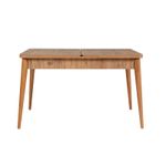 Casa si Gradina - Mobilier - Seturi de mobilier - Seturi mese si scaune - Set masa extensibila si scaune, Hanah Home, panou aglomerat melaminat, pin atlantic, soho, 130-165x80x77 cm - Infinity.ro