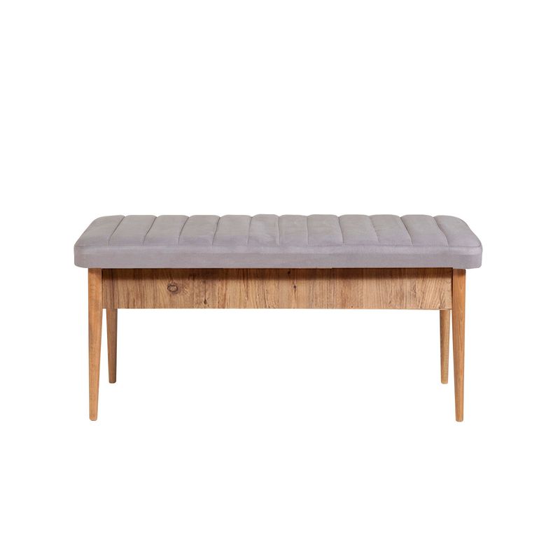 Casa si Gradina - Mobilier - Seturi de mobilier - Seturi mese si scaune - Set masa extensibila si scaune, Hanah Home, panou aglomerat melaminat, pin atlantic, soho, 130-165x80x77 cm - Infinity.ro