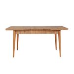 Casa si Gradina - Mobilier - Seturi de mobilier - Seturi mese si scaune - Set masa extensibila si scaune, Hanah Home, panou aglomerat melaminat, pin atlantic, soho, 130-165x80x77 cm - Infinity.ro