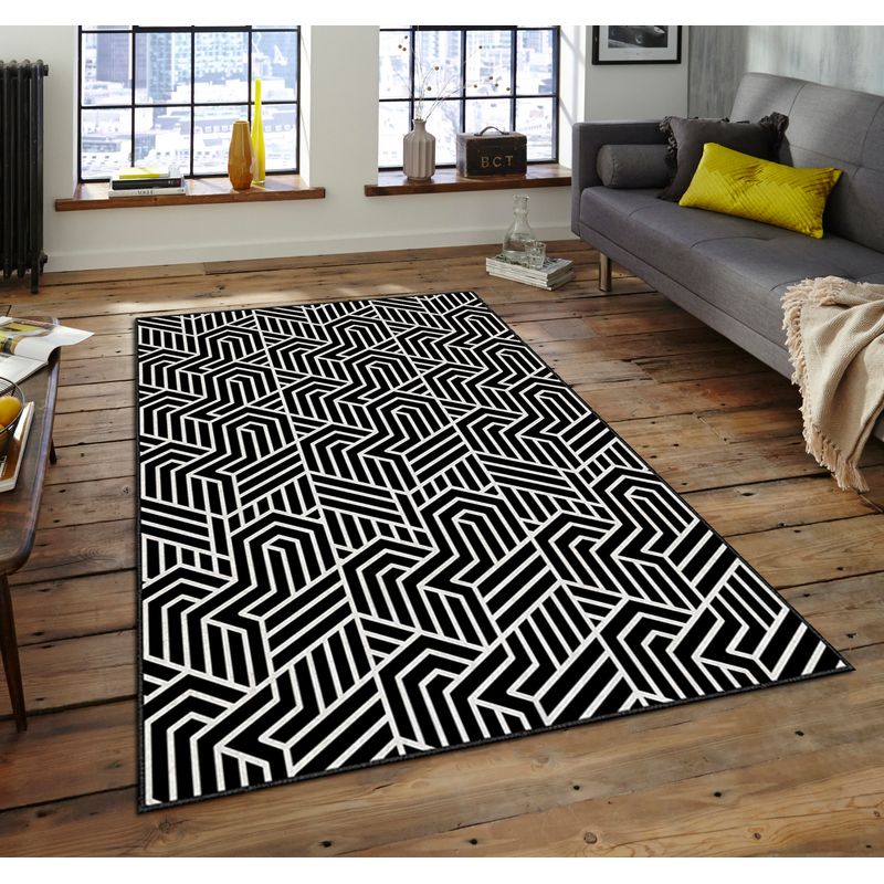 Casa si Gradina - Textile si covoare - Covoare - Covoare casa - Covor, Conceptum Hypnose, multicolor, 160x230 cm, 100% poliester, antiderapant, 288NGR2311 - Infinity.ro