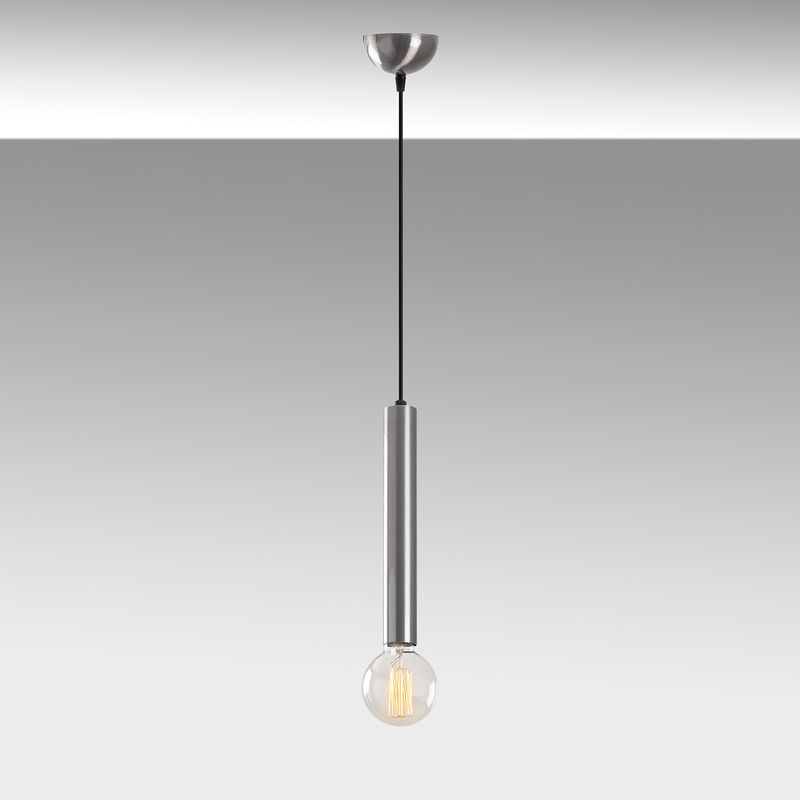 Casa si Gradina - Corpuri si surse de iluminat - Lustre si pendule - Lustra, Opviq, metal, argintiu, 4x4x126 cm, inaltime reglabila - Infinity.ro