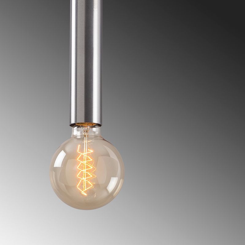 Casa si Gradina - Corpuri si surse de iluminat - Lustre si pendule - Lustra, Opviq, metal, argintiu, 4x4x126 cm, inaltime reglabila - Infinity.ro