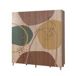 Casa si Gradina - Mobilier - Dulapuri si sifoniere - Sifoniere - Sifonier, Hanah Home, pal melaminat, sonoma, 180x192x52 cm - Infinity.ro