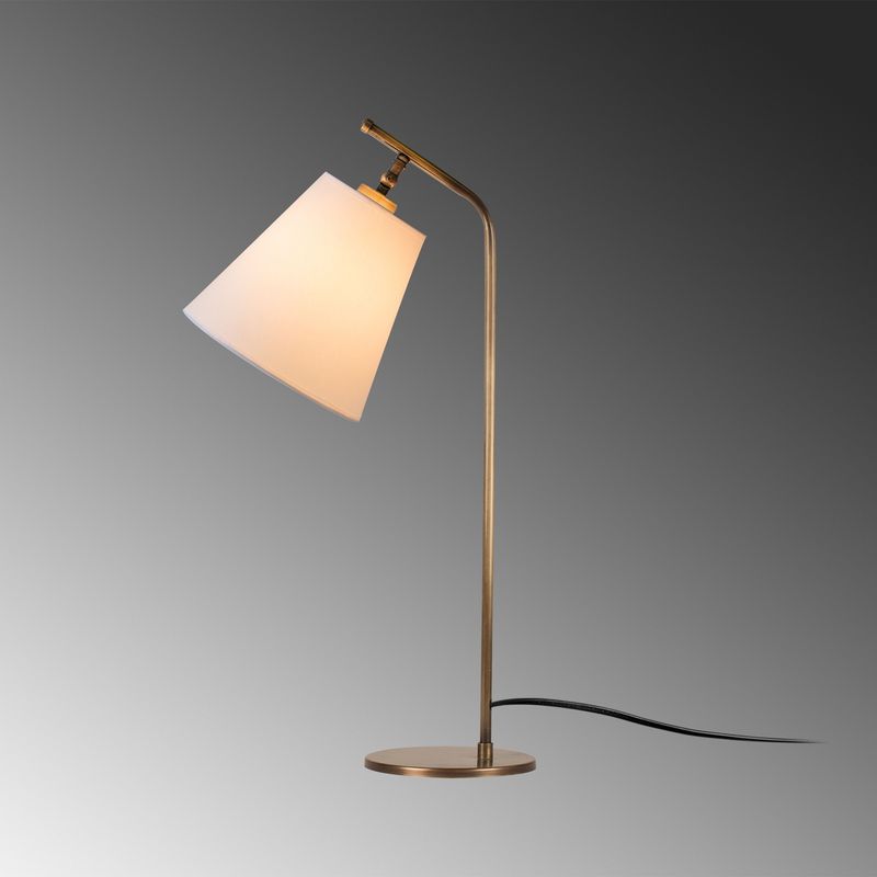 Casa si Gradina - Corpuri si surse de iluminat - Veioze si lampi - Veioze - Veioza, Opviq, metal, alb vintage, 16x28x67 cm, 103OPV1108 - Infinity.ro