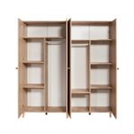 Casa si Gradina - Mobilier - Dulapuri si sifoniere - Sifoniere - Sifonier, Hanah Home, pal melaminat, sonoma, 180x192x52 cm - Infinity.ro