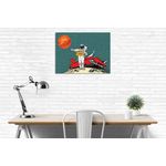 Casa si Gradina - Decoratiuni - Tablouri - Tablou decorativ pe panza, Wallxpert, multicolor, 60% bumbac 40% poliester, rama lemn, 30x40 cm, 489GWN1247 - Infinity.ro