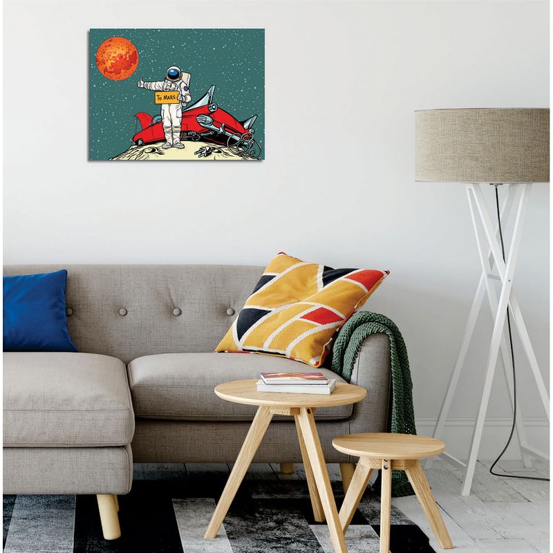 Casa si Gradina - Decoratiuni - Tablouri - Tablou decorativ pe panza, Wallxpert, multicolor, 60% bumbac 40% poliester, rama lemn, 30x40 cm, 489GWN1247 - Infinity.ro