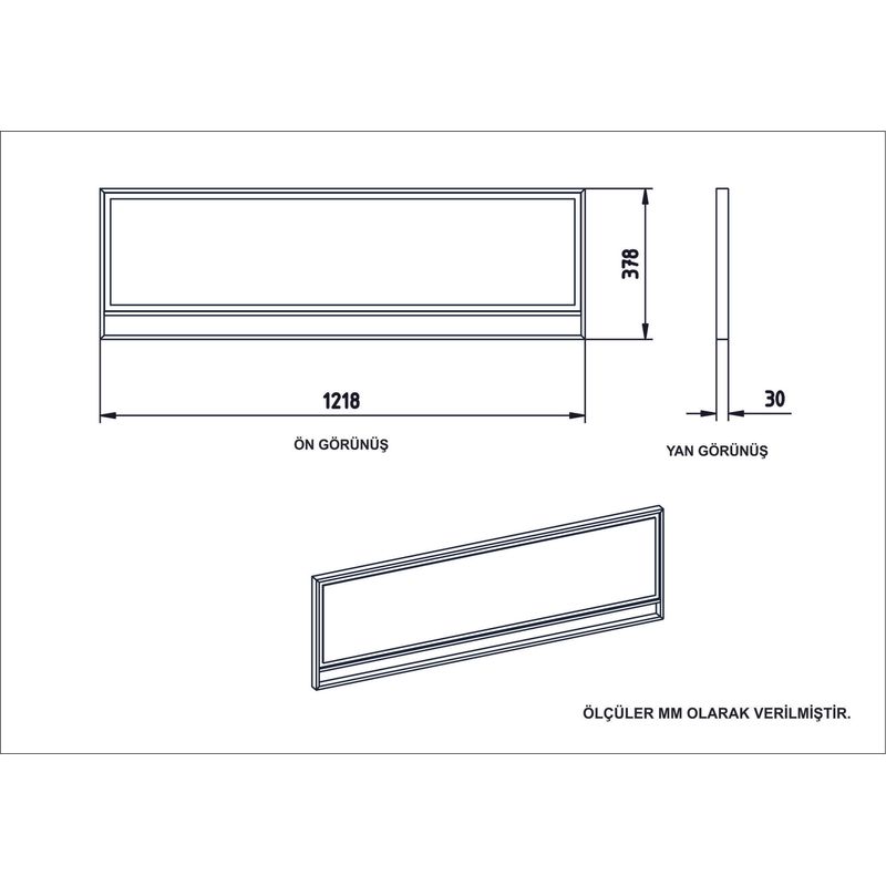Casa si Gradina - Decoratiuni - Oglinzi - Oglinda decorativa, Hanah Home, rama metal, auriu alb, 121.8x37.8x3 cm - Infinity.ro