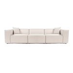 Casa si Gradina - Mobilier - Canapele si coltare - Canapele - Canapea 3 locuri, Hanah Home, in, maro deschis, 303x108x65 cm - Infinity.ro