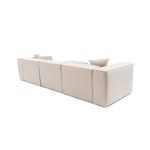 Casa si Gradina - Mobilier - Canapele si coltare - Canapele - Canapea 3 locuri, Hanah Home, in, maro deschis, 303x108x65 cm - Infinity.ro