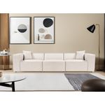 Casa si Gradina - Mobilier - Canapele si coltare - Canapele - Canapea 3 locuri, Hanah Home, in, maro deschis, 303x108x65 cm - Infinity.ro