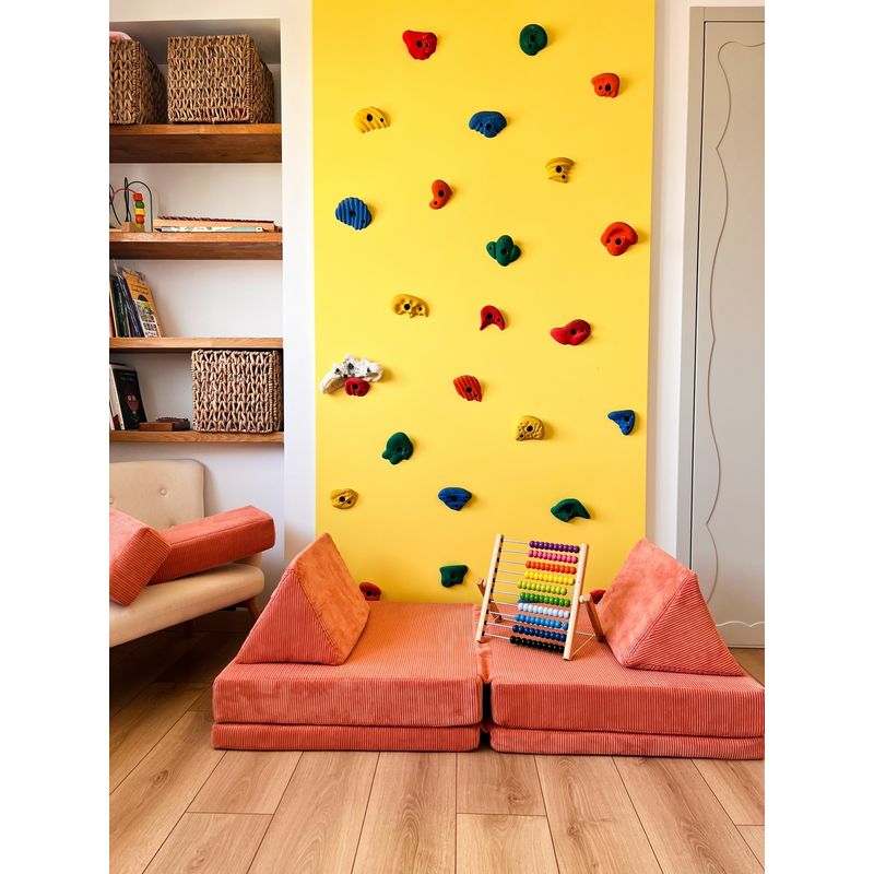 Casa si Gradina - Mobilier - Canapele si coltare - Canapele - Canapea extensibila 2 locuri, Atelier Del Sofa, 100% poliester, portocaliu, 140x70x46 cm - Infinity.ro