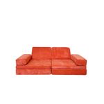 Casa si Gradina - Mobilier - Canapele si coltare - Canapele - Canapea extensibila 2 locuri, Atelier Del Sofa, 100% poliester, portocaliu, 140x70x46 cm - Infinity.ro