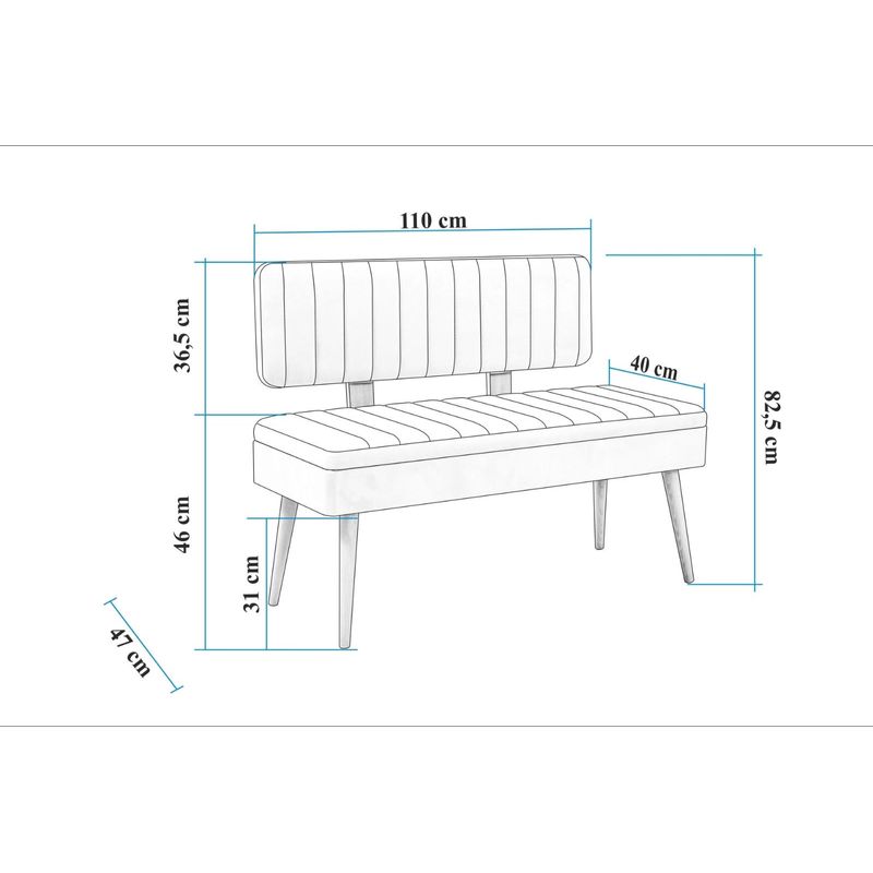 Casa si Gradina - Mobilier - Canapele si coltare - Banchete - Bancuta, Hanah Home, pal melaminat, pin atlantic si gri, 110x82.5x40 cm - Infinity.ro