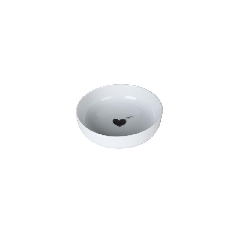 Casa si Gradina - Bucatarie si vesela - Vesela si tacamuri - Farfurii si boluri - Set boluri, Hermia, portelan, alb negru, 15 cm, 2 piese - Infinity.ro