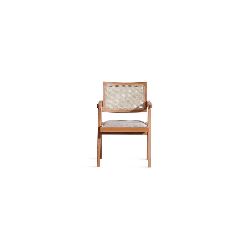 Casa si Gradina - Mobilier - Scaune si fotolii - Fotolii - Fotoliu, Hanah Home, lemn fag, stofa teddy, natural, 51x52x76 cm - Infinity.ro