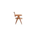 Casa si Gradina - Mobilier - Scaune si fotolii - Fotolii - Fotoliu, Hanah Home, lemn fag, stofa teddy, natural, 51x52x76 cm - Infinity.ro