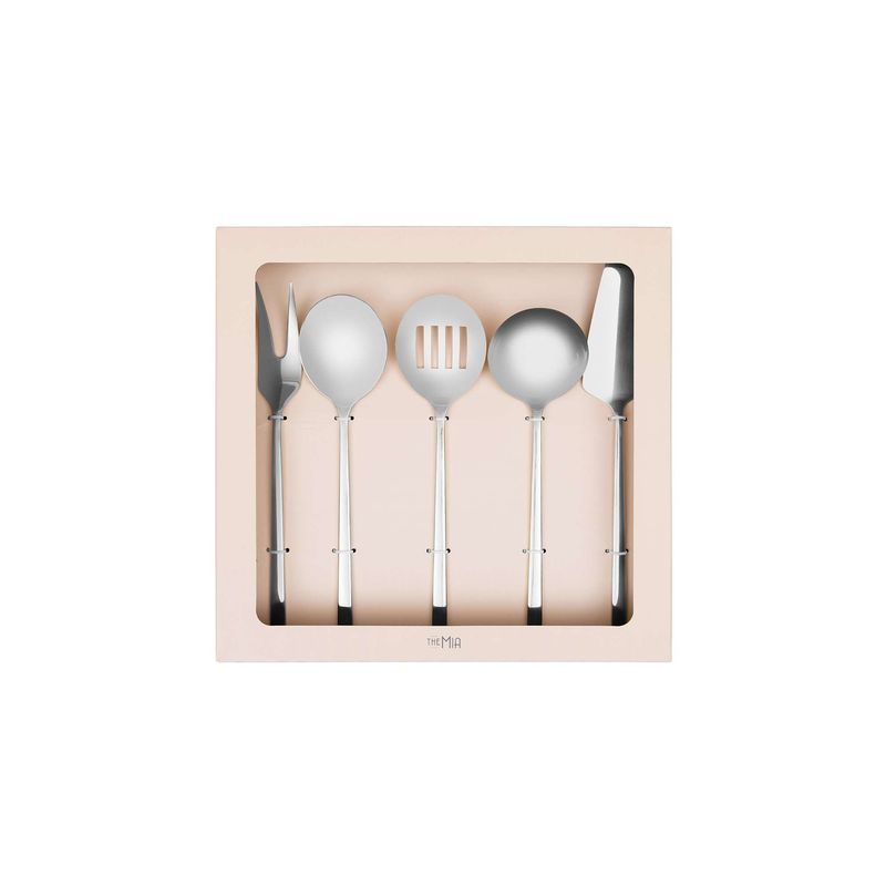 Casa si Gradina - Bucatarie si vesela - Ustensile bucatarie - Seturi ustensile de bucatarie - Set de servire, Hermia, inox, argintiu, 5 piese - Infinity.ro