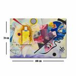 Casa si Gradina - Decoratiuni - Tablouri - Tablou canvas decorativ, Wallxpert, 100% panza suede, multicolor, 70x100 cm, rama lemn, 249CVT1544 - Infinity.ro