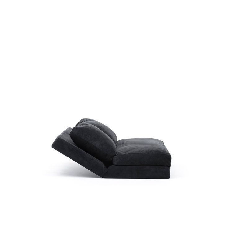 Casa si Gradina - Mobilier - Canapele si coltare - Canapele - Canapea extensibila, Hanah Home, metal, negru, 185x120 cm - Infinity.ro