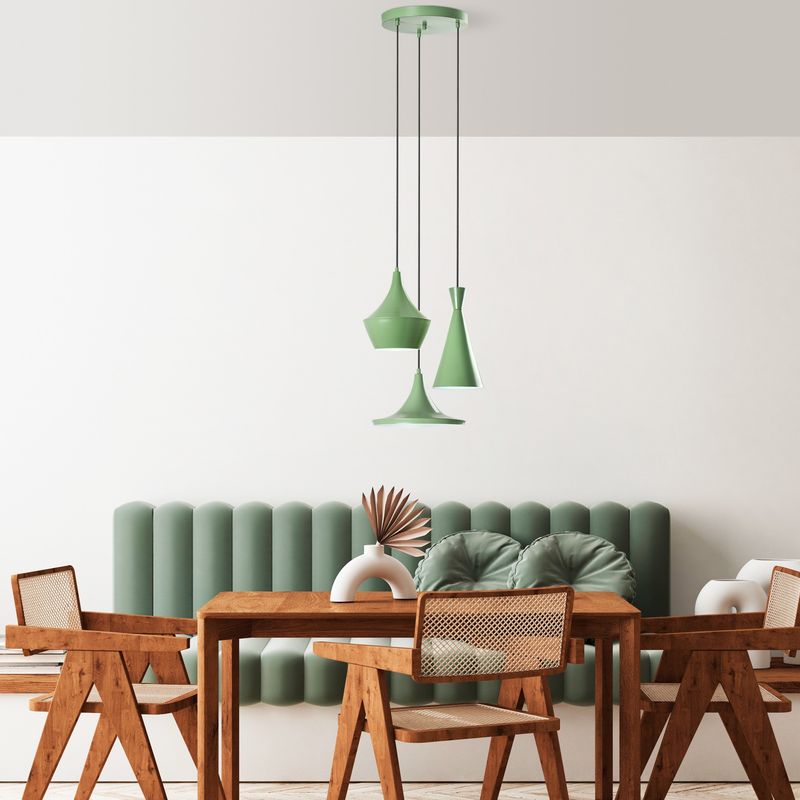 Casa si Gradina - Corpuri si surse de iluminat - Lustre si pendule - Candelabru, Opviq, metal, menta, diametru 45 cm, inaltime reglabila, 892OPV2093 - Infinity.ro