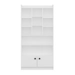 Casa si Gradina - Mobilier - Biblioteci si rafturi - Biblioteci - Biblioteca, Hanah Home, pal melaminat, alb, 90x30x180 cm - Infinity.ro