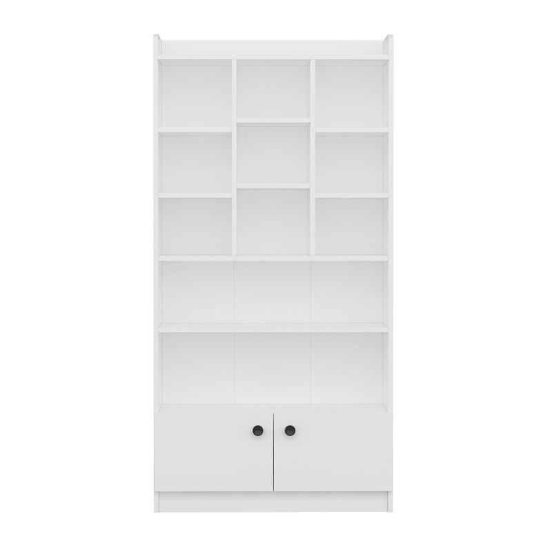 Casa si Gradina - Mobilier - Biblioteci si rafturi - Biblioteci - Biblioteca, Hanah Home, pal melaminat, alb, 90x30x180 cm - Infinity.ro