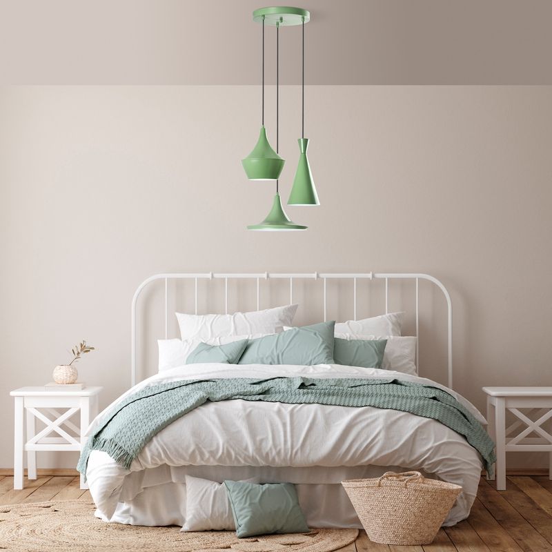 Casa si Gradina - Corpuri si surse de iluminat - Lustre si pendule - Candelabru, Opviq, metal, menta, diametru 45 cm, inaltime reglabila, 892OPV2093 - Infinity.ro