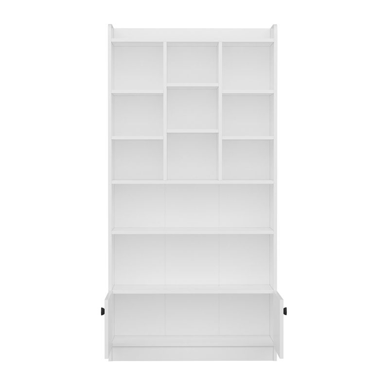 Casa si Gradina - Mobilier - Biblioteci si rafturi - Biblioteci - Biblioteca, Hanah Home, pal melaminat, alb, 90x30x180 cm - Infinity.ro