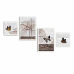 Casa si Gradina - Decoratiuni - Tablouri - Set tablouri decorative cu rama, Wallxpert, mdf, multicolor, 136x75 cm, 808AWL4859 - Infinity.ro