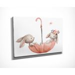 Casa si Gradina - Decoratiuni - Tablouri - Tablou decorativ pe panza, Wallxpert, multicolor, 60% bumbac 40% poliester, rama lemn, 30x40 cm, 489GWN1252 - Infinity.ro