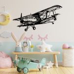 Casa si Gradina - Decoratiuni - Decoratiuni perete - Accesoriu decorativ perete, Wallxpert, metal, negru, 74x39 cm - Infinity.ro