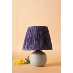 Casa si Gradina - Corpuri si surse de iluminat - Veioze si lampi - Veioze - Veioza, Opviq, ceramica, gri, 20x27 cm - Infinity.ro