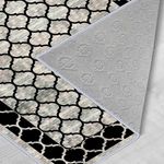 Casa si Gradina - Textile si covoare - Covoare - Covorase intrare - Covoras de intrare, Conceptum Hypnose, alb, gri, negru, 100x150 cm, 100% poliester, antiderapant - Infinity.ro