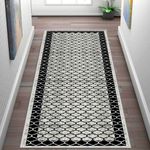 Casa si Gradina - Textile si covoare - Covoare - Covorase intrare - Covoras de intrare, Conceptum Hypnose, alb, gri, negru, 100x150 cm, 100% poliester, antiderapant - Infinity.ro
