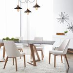 Casa si Gradina - Corpuri si surse de iluminat - Lustre si pendule - Candelabru, Opviq, metal, lemn, negru, diametru 114 cm, inaltime 100 cm - Infinity.ro