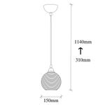 Casa si Gradina - Corpuri si surse de iluminat - Lustre si pendule - Candelabru, Opviq, metal, fumuriu, 15x15x114 cm - Infinity.ro