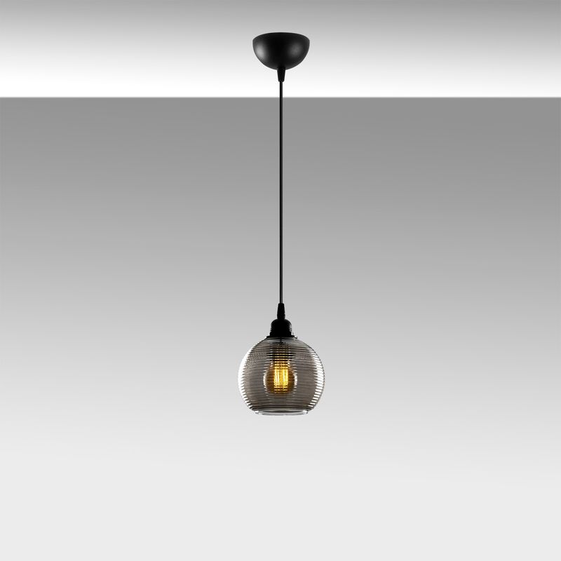 Casa si Gradina - Corpuri si surse de iluminat - Lustre si pendule - Candelabru, Opviq, metal, fumuriu, 15x15x114 cm - Infinity.ro