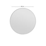 Casa si Gradina - Decoratiuni - Oglinzi - Oglinda rotunda, Hanah Home, mdf, alb, 60x60x2.2 cm, 116SAM1149 - Infinity.ro