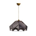 Casa si Gradina - Corpuri si surse de iluminat - Lustre si pendule - Candelabru, Opviq, metal si bumbac, gri, 35x20 cm - Infinity.ro