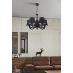 Casa si Gradina - Corpuri si surse de iluminat - Lustre si pendule - Candelabru, Opviq, metal, negru, 55x65 cm - Infinity.ro